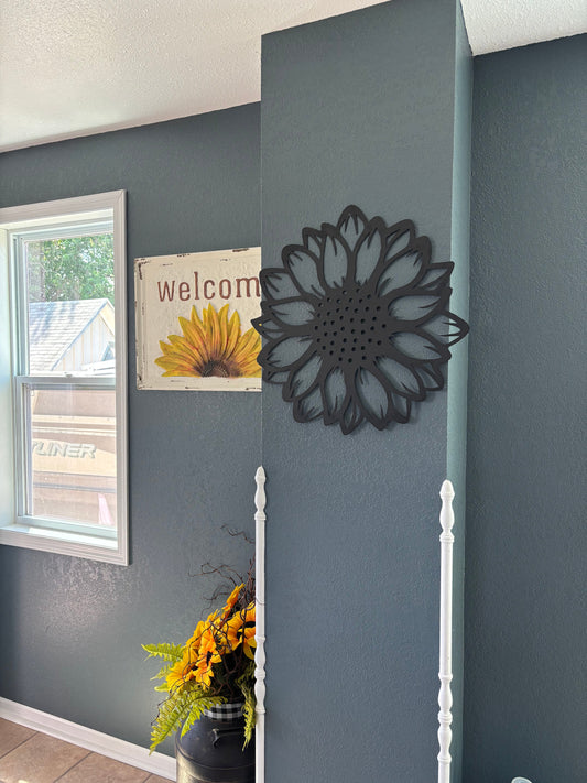 Sunflower Wall Hanging - Metal Wall Hanging