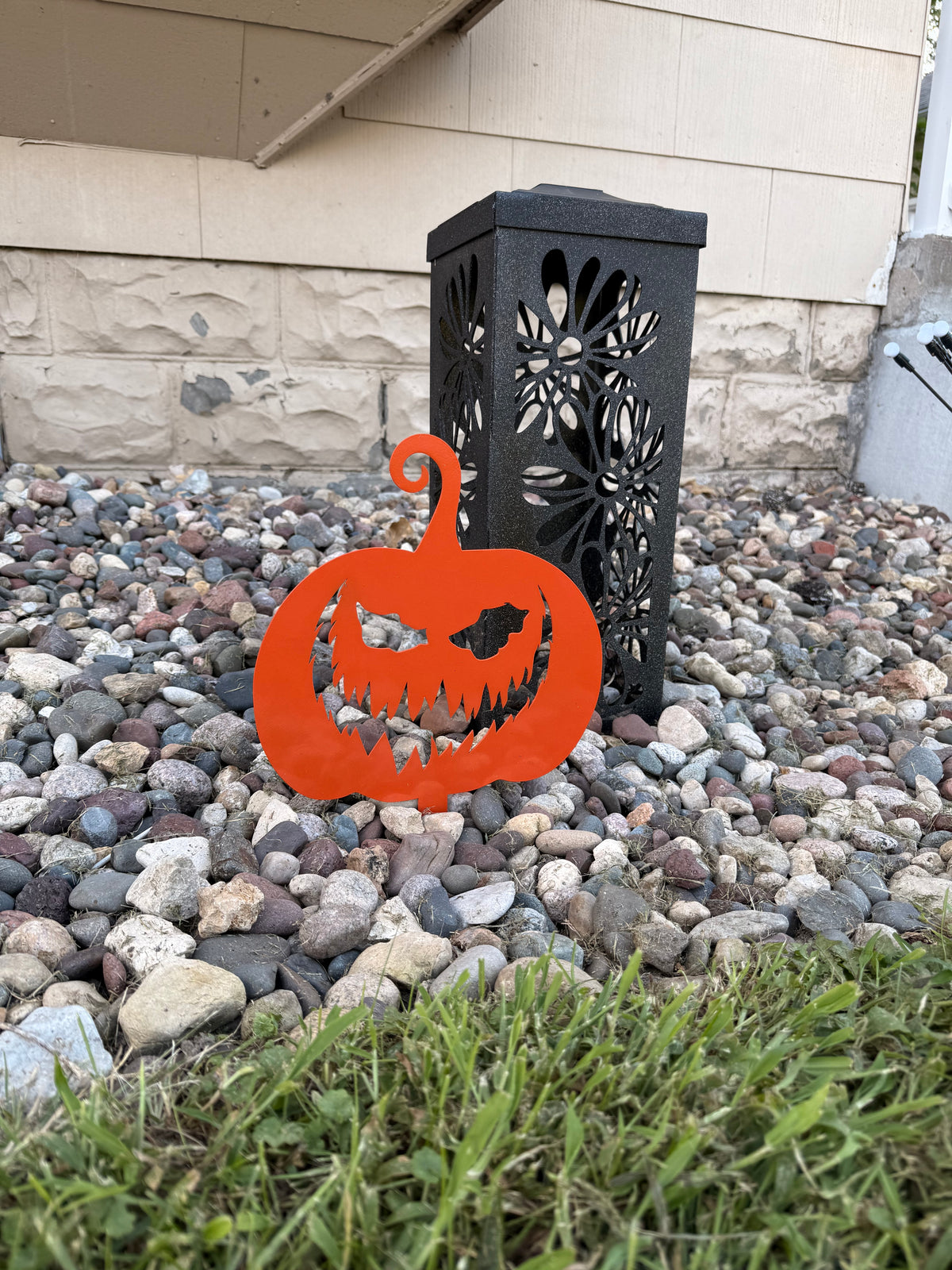 Spooky Jack-O-Lantern Stake