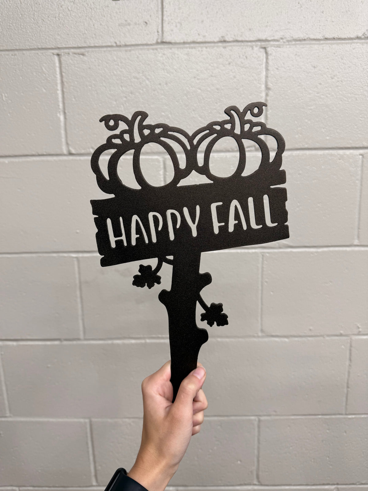 "Happy Fall" Yard Stake