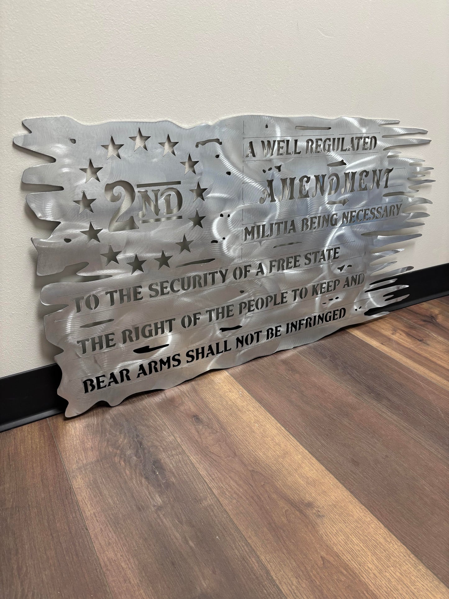 2nd Amendment Flag Wall Hanging