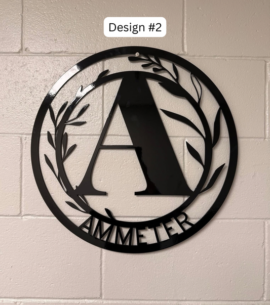Custom Monogram Wall Hanging