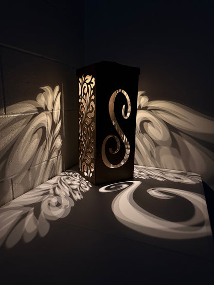 Personalized Family Name Solar Column