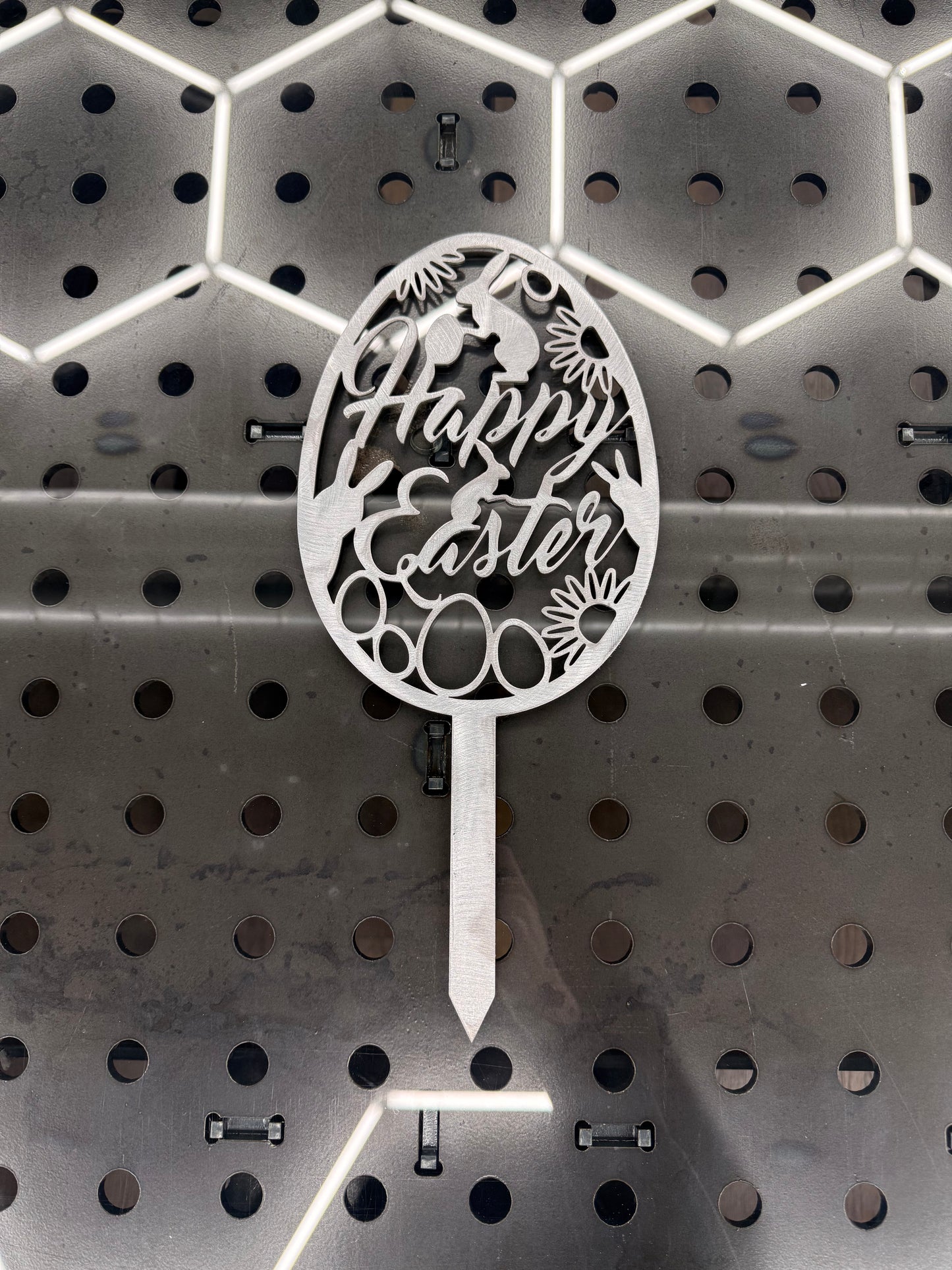 "Happy Easter" Garden Stake