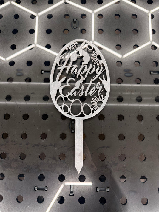 "Happy Easter" Garden Stake