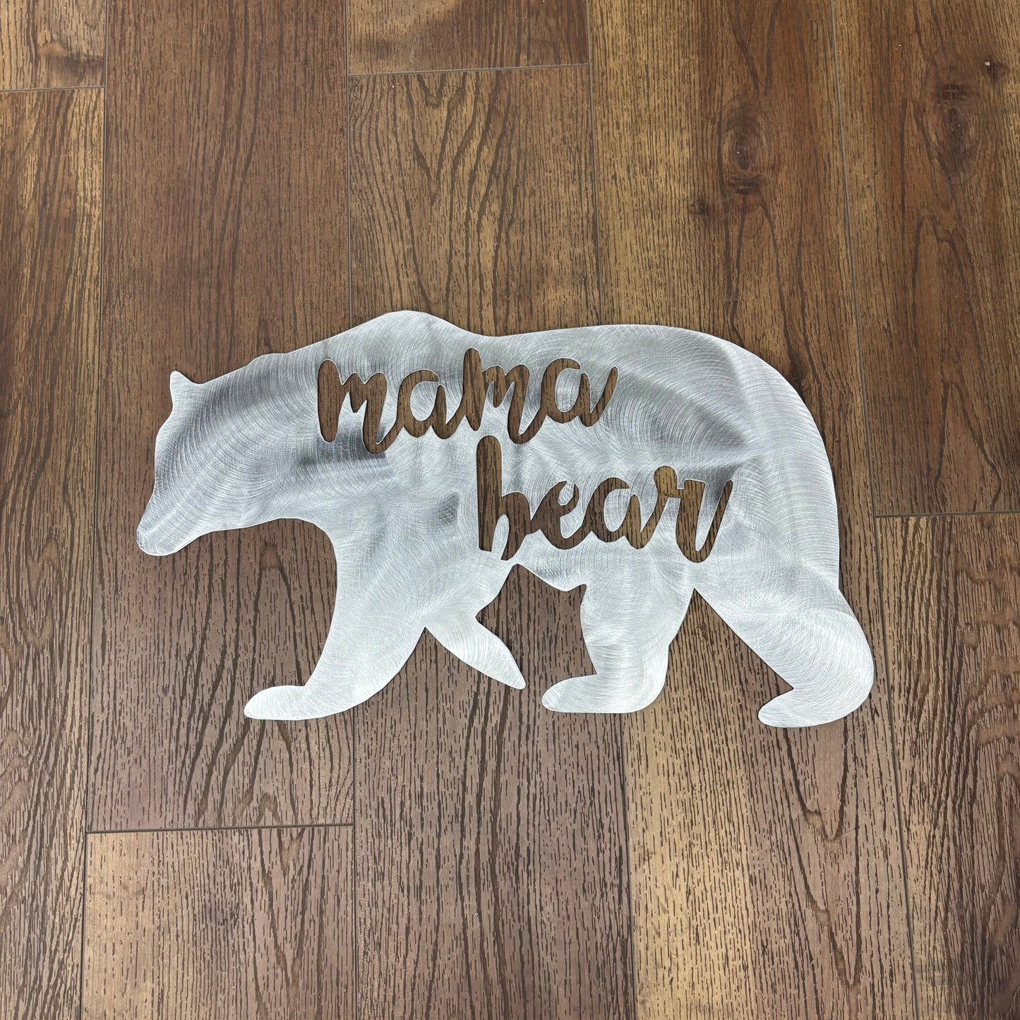 ’Mama Bear’ Wall Hanging No finish Metal Wall Hanging
