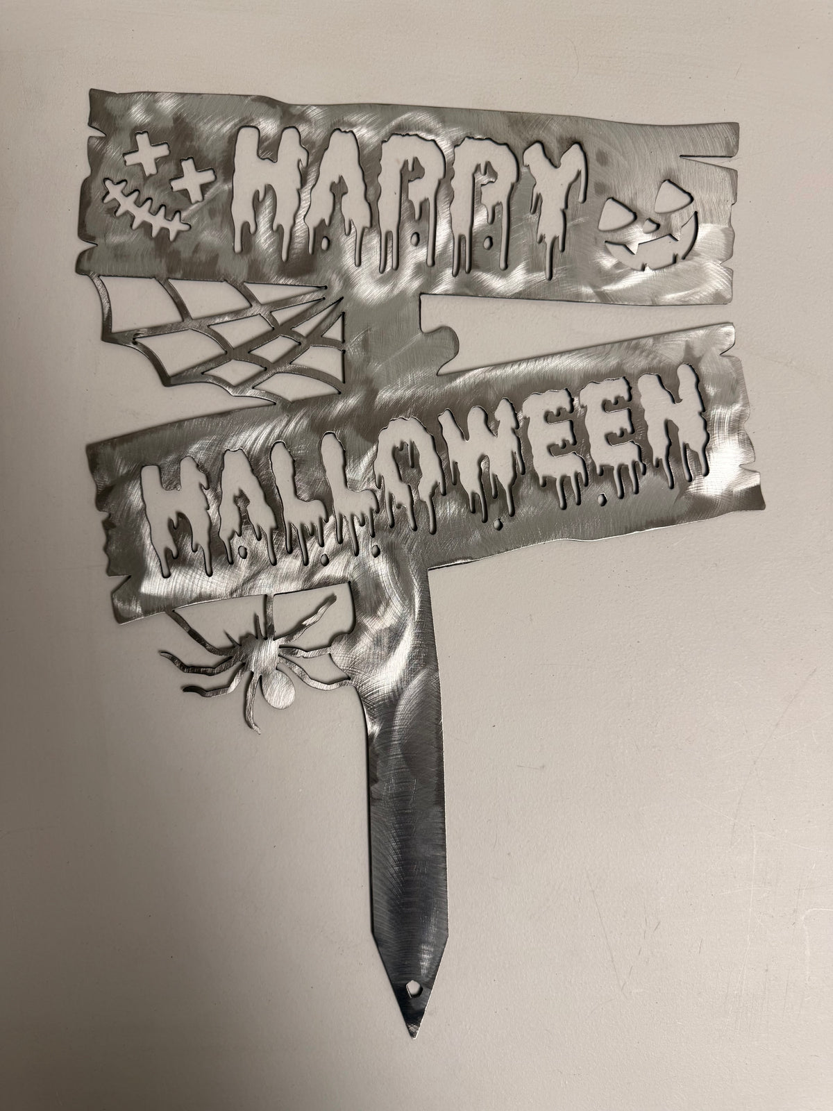 "Happy Halloween" Stake