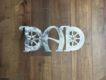 ’Dad’ Wall Hanging No finish Metal Wall Hanging