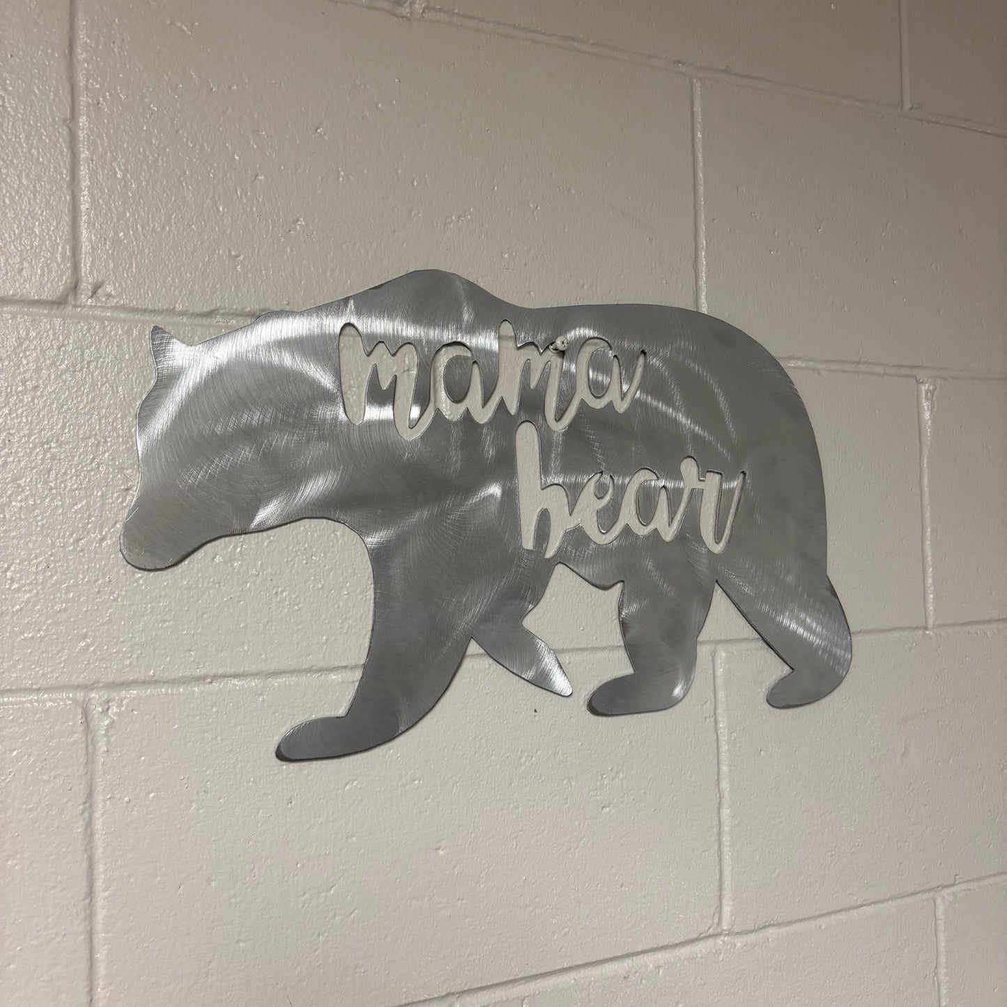’Mama Bear’ Wall Hanging Metal Wall Hanging