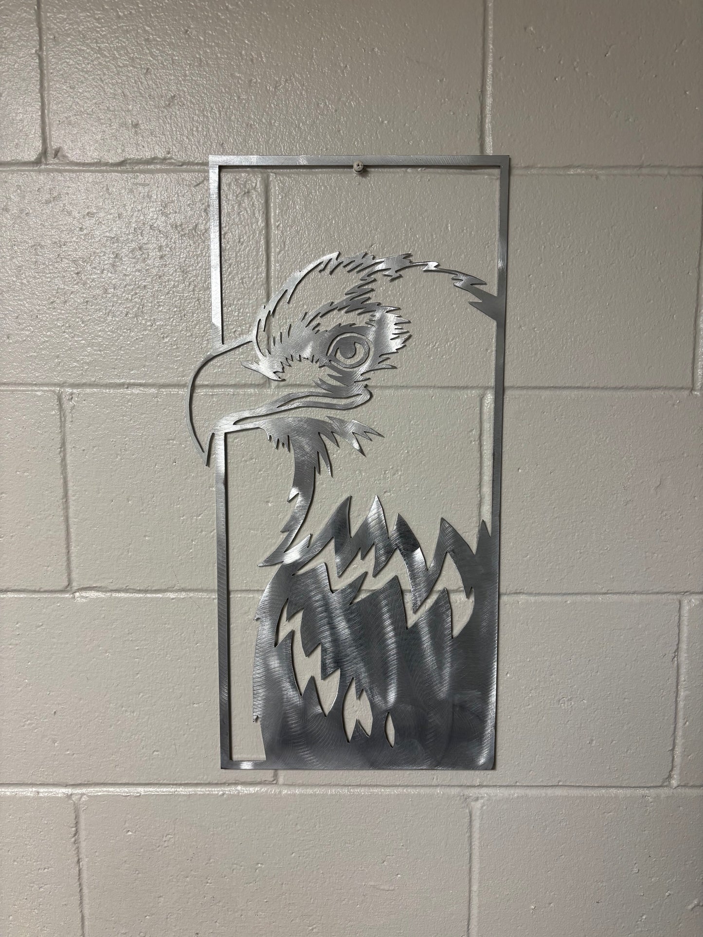 Framed Bald Eagle Wall Hanging Metal Wall Hanging