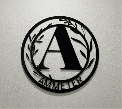 Custom Monogram Wall Hanging