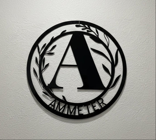 Custom Monogram Wall Hanging