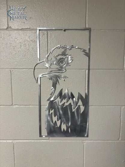 Framed Bald Eagle Wall Hanging Metal Wall Hanging