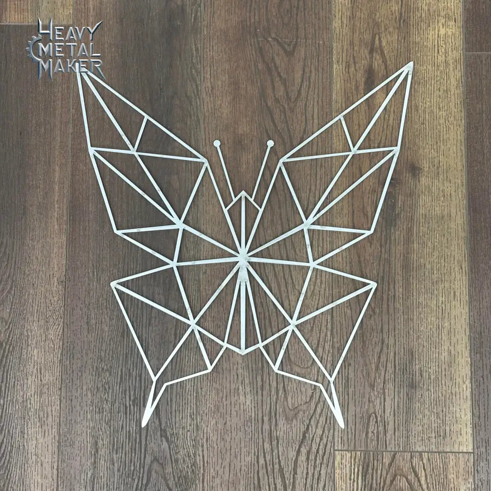Geometric Butterfly Wall Hanging No finish Metal Wall Hanging