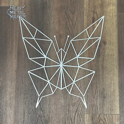 Geometric Butterfly Wall Hanging No finish Metal Wall Hanging