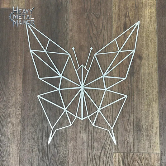 Geometric Butterfly Wall Hanging No finish Metal Wall Hanging