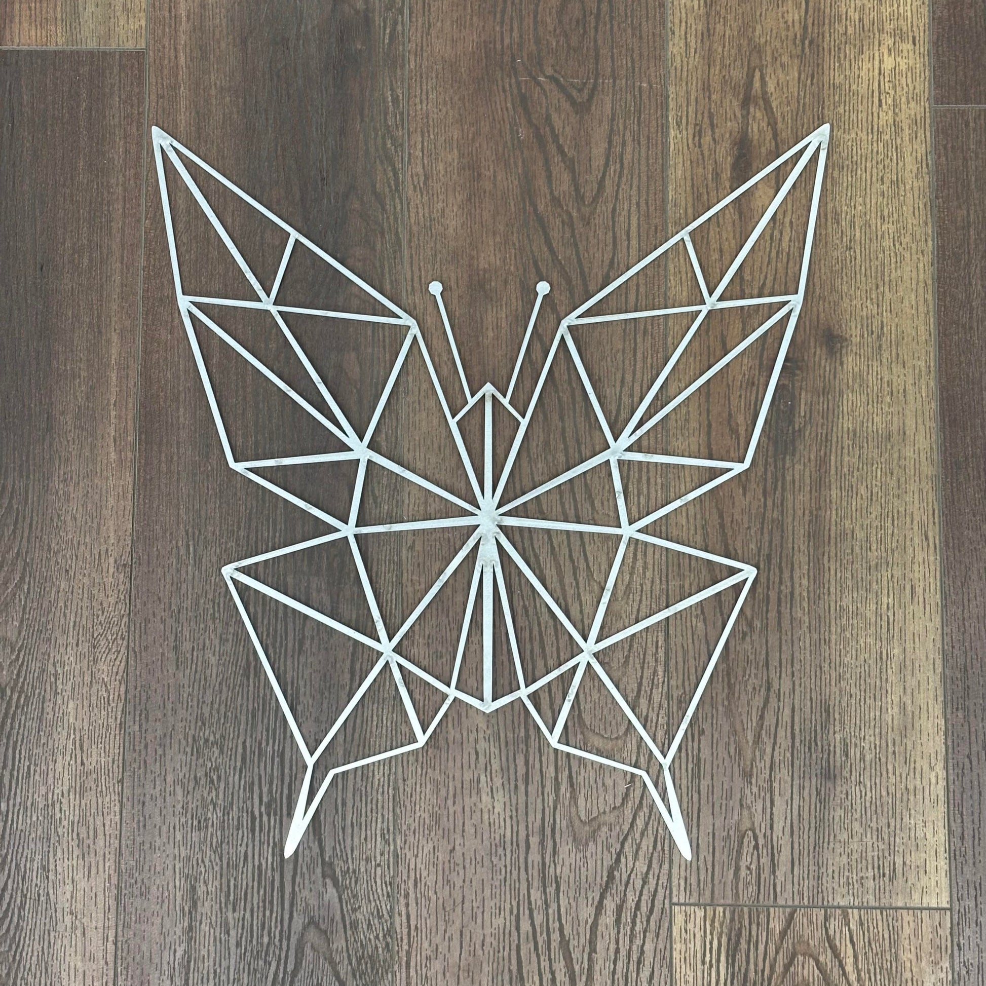Geometric Butterfly Wall Hanging No finish Metal Wall Hanging