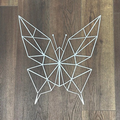 Geometric Butterfly Wall Hanging No finish Metal Wall Hanging