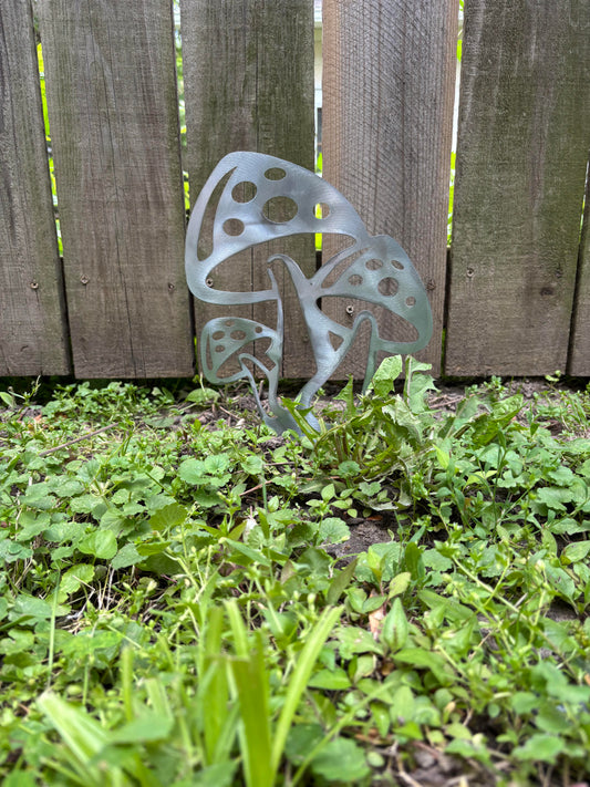 Mushroom Garden Stake Garden Stake