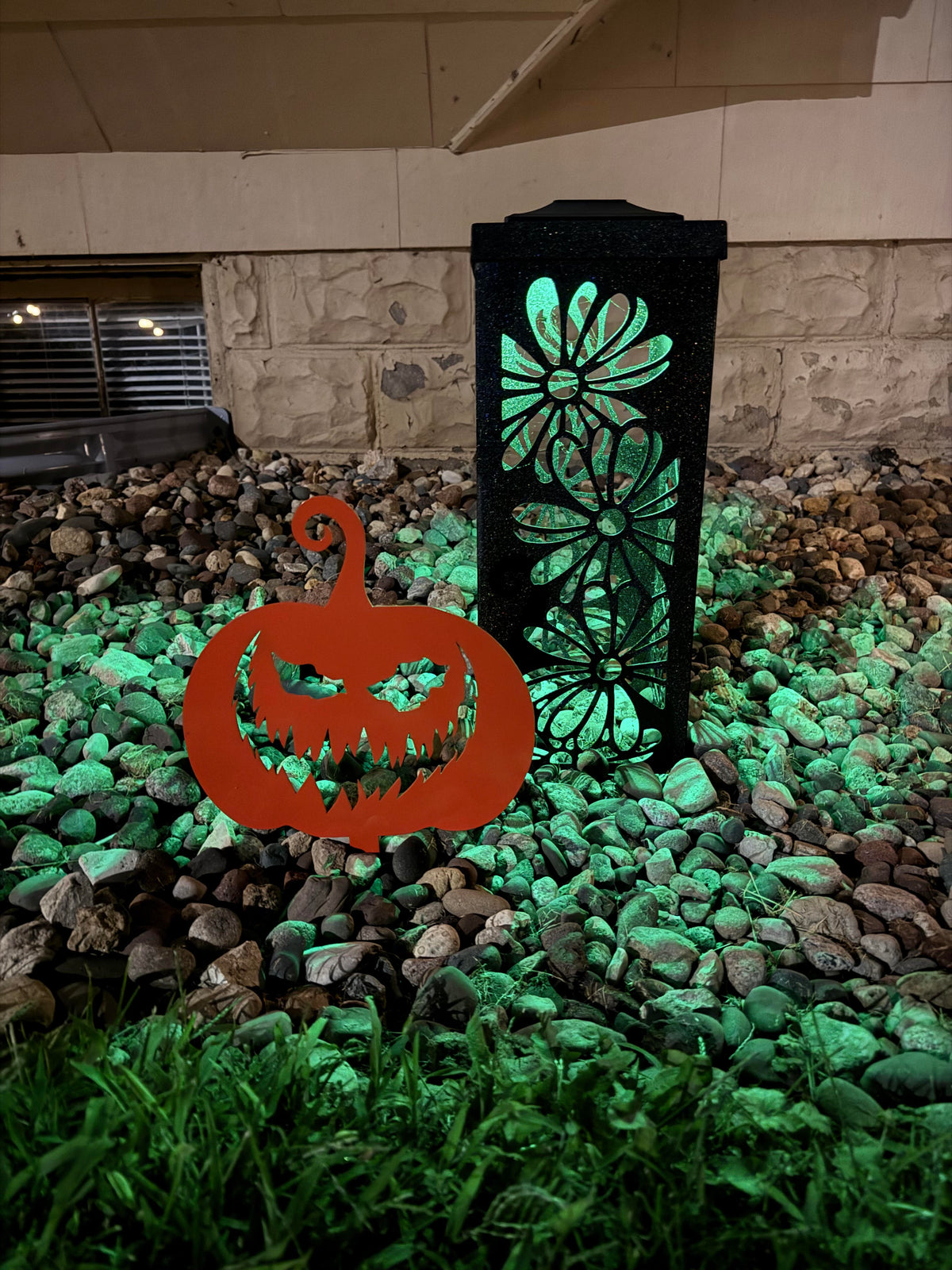 Spooky Jack-O-Lantern Stake